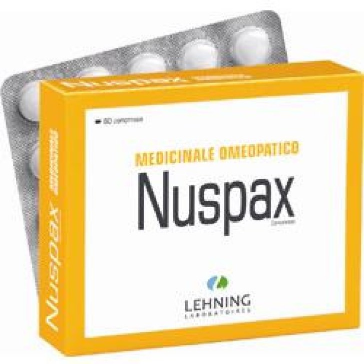 NUSPAX 60 compresse LEHNING medicinale omeopatico