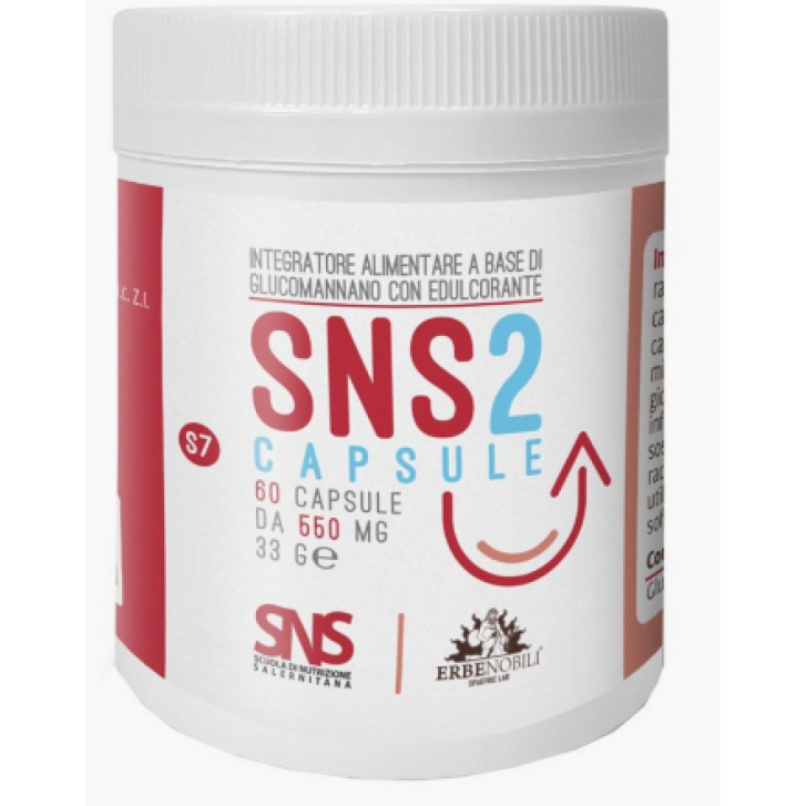 SNS2 Integratore per la Regolarità Intestinale 60 Capsule - Erbenobili SNS2 Integratore per la Regolarità Intestinale 60 Capsule - Erbenobili
