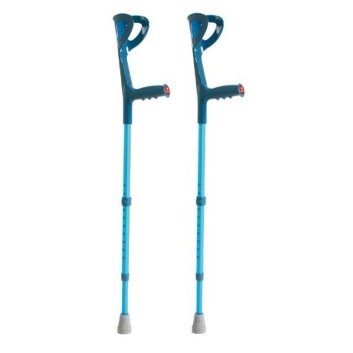 Stampelle Canadesi Blu Regolabili Cura Farma - Cura Farma