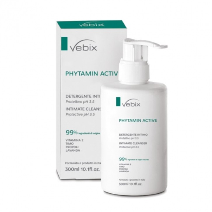 VEBIX PHYTAMIN E detergente intimo protettivo PH3,5 300 ml