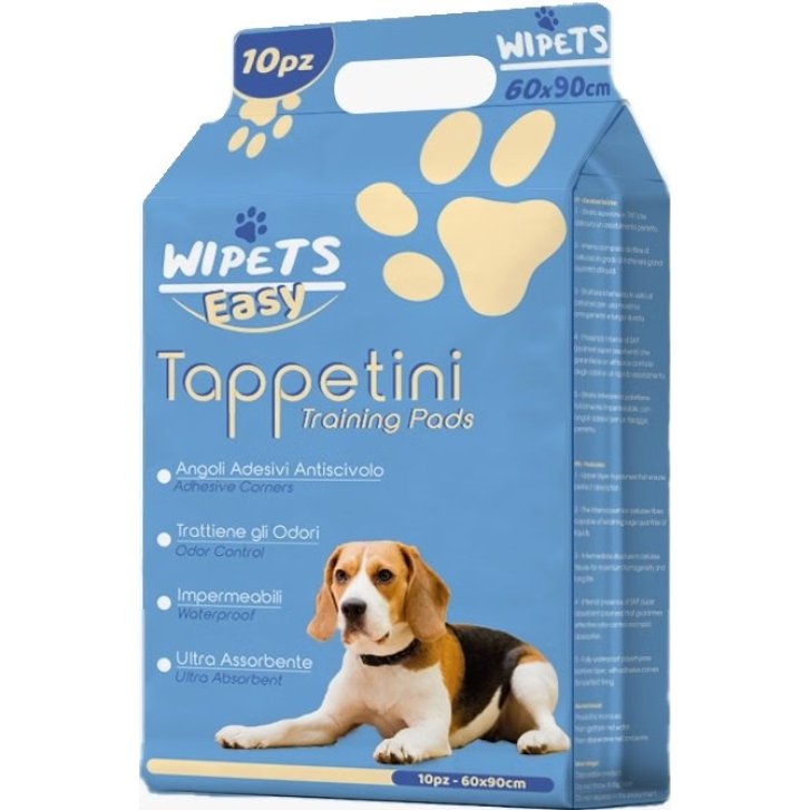Wipets Easy Tappetini Assorbenti per Animali Domestici 60x90 cm 10 Pezzi - IDROFIL
