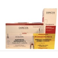 AMINEXIL Dercos 42 fiale energizzanti capelli DONNA con shampoo in regalo