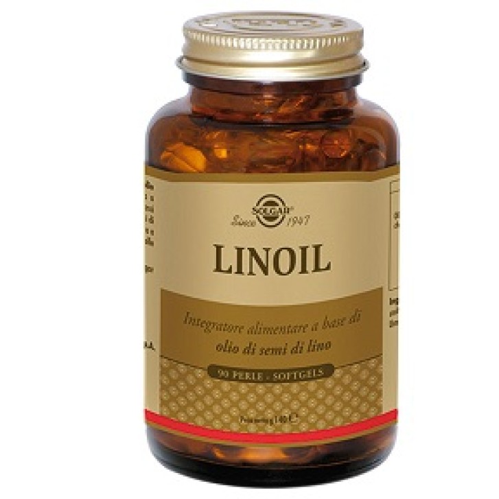 LINOIL 90 perle SOLGAR integratore olio semi lino