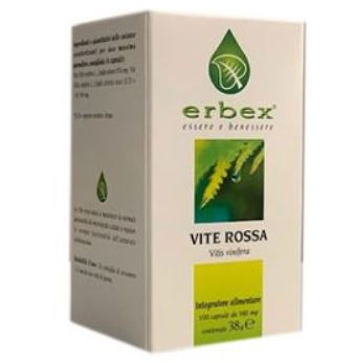 VITE ROSSA 100CPS 380MG ERBEX