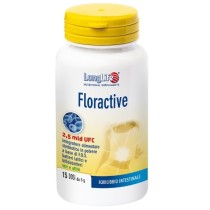 Floractive Integratore Simbiotico Probiotici e Prebiotici 75g Senza Glutine Vegano - LongLife