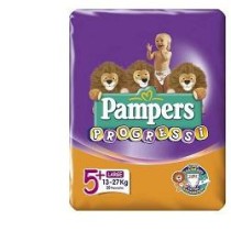 PAMPERS PROGRESSI 5+ 13-27 KG. 20 PZ. PANNOLINI