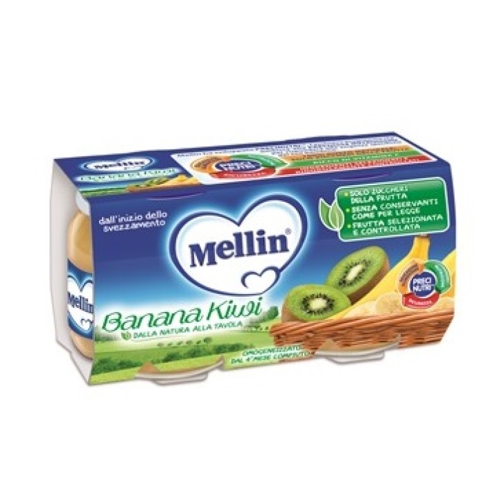 MELLIN OMOG BANANA/KIWI 2X100G