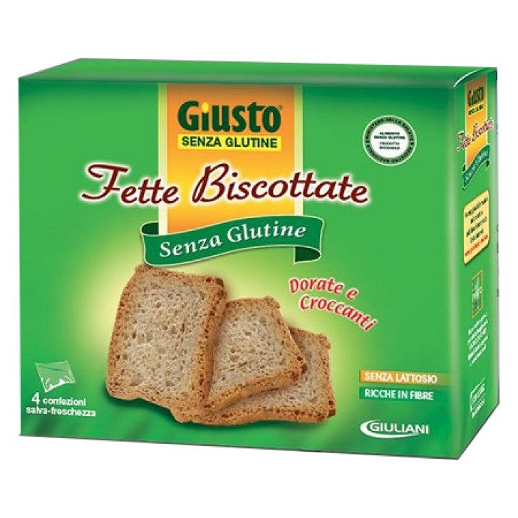 GIUSTO FETTE BISC 250G S/GLUT <