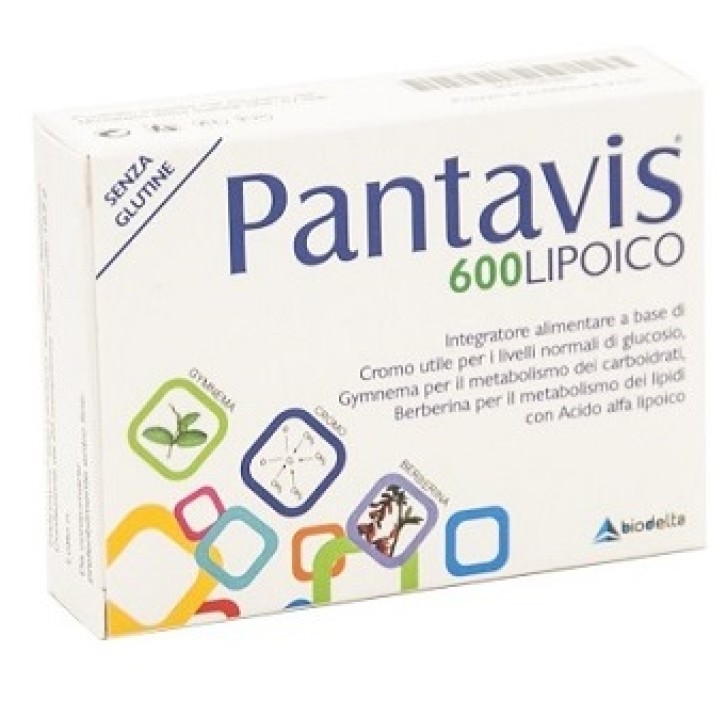 PANTAVIS 600 LIPOICO 20 COMPRESSE