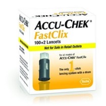 ACCU-CHEK FASTCLIX 100 + 2 pezzi lancette pungidito