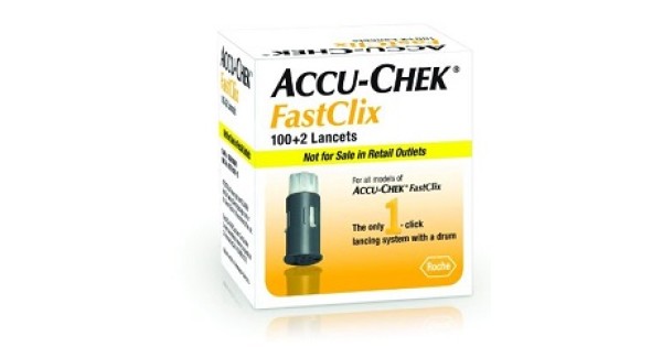 ACCU-CHEK FASTCLIX 100 + 2 pezzi lancette pungidito