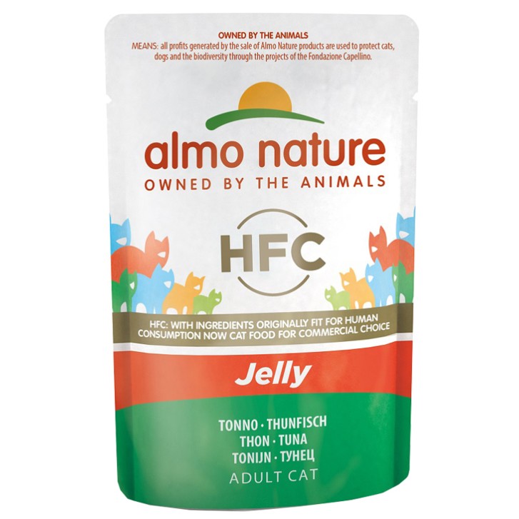 ALMO CAT JELLY 55 GR TONNO