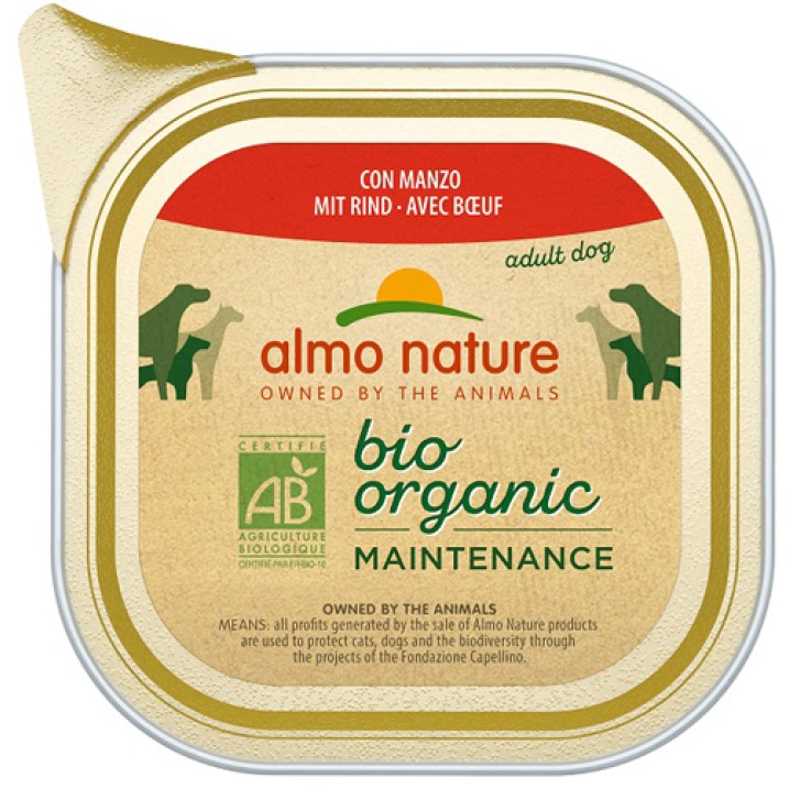 ALMO DOG BIOPATE  100 GR MANZO