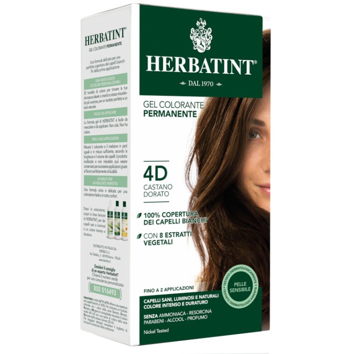 HERBATINT 4D CASTANO DORATO 150 ML