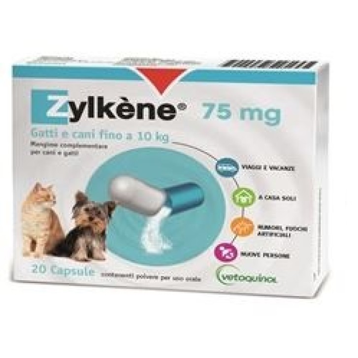 ZYLKENE mangime complementare veterinario 20 capsule 75MG 