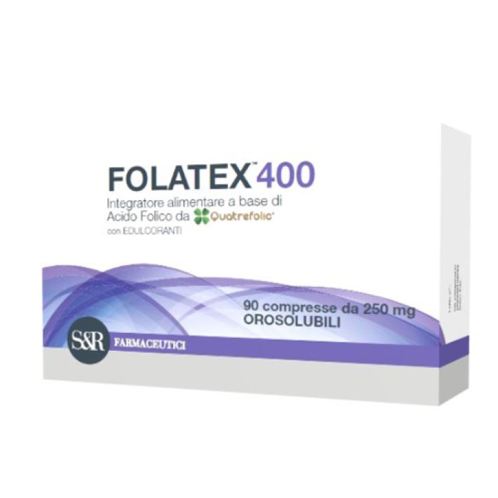 FOLATEX 400 integratore acido folico 90 compresse 