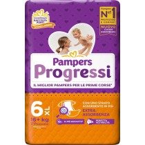 PAMPERS PROGRESSI 5+ 13-27 KG. 20 PZ. PANNOLINI