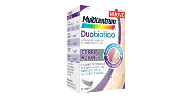 MULTICENTRUM DUOBIOTICO 20 CAPSULE