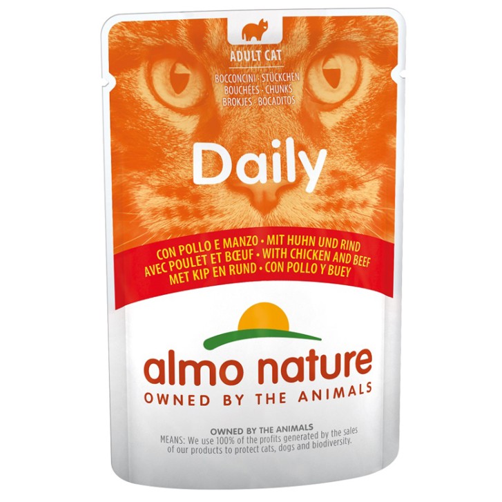 ALMO CAT DAILY MENU 70 GR POLL