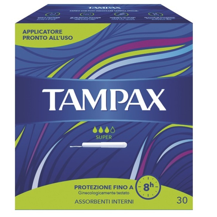 TAMPAX BLUE BOX SUPER 30 PEZZI