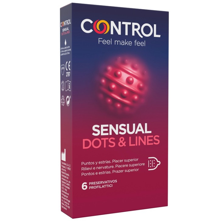 CONTROL SENSUAL DOTS&ampLINES 6PZ