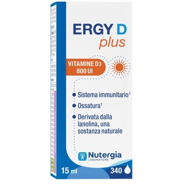 ERGY D PLUS GTT 15ML(VIT D3 800U