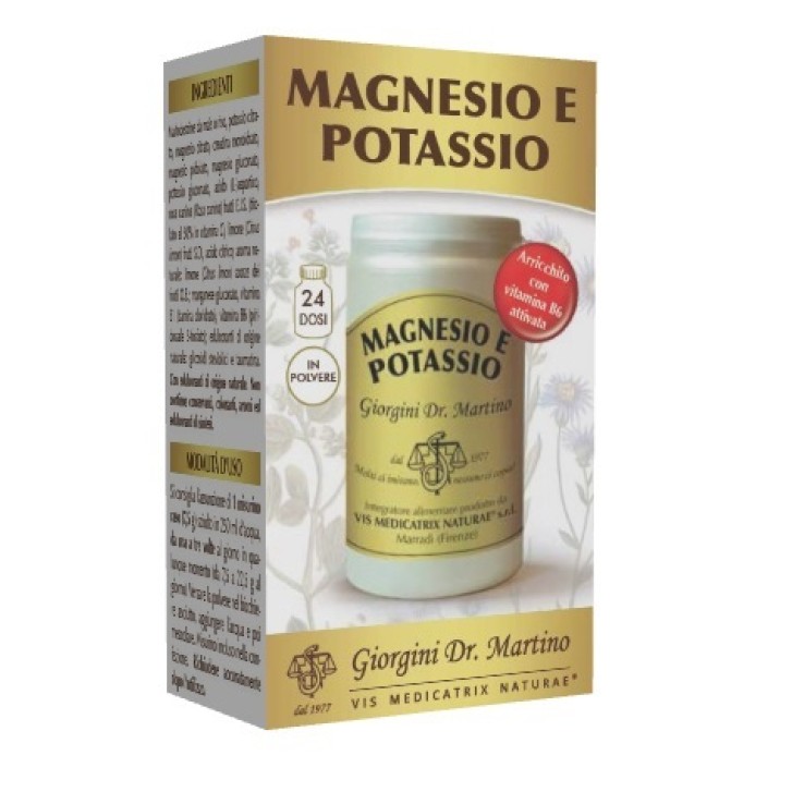 MAGNESIO E POTASSIO POLV 180G