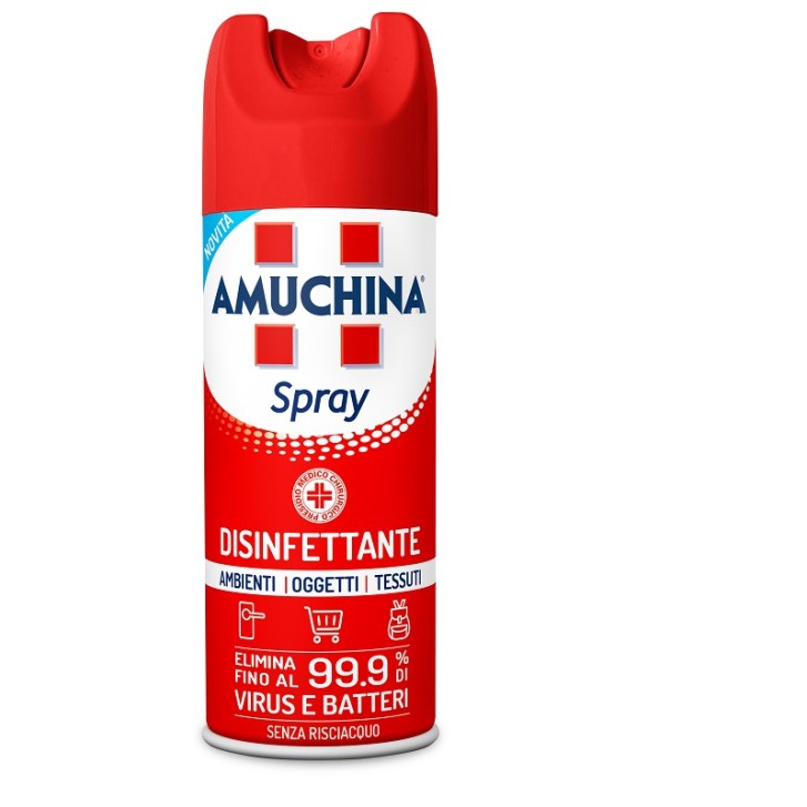 AMUCHINA spray disinfettante ambienti oggetti tessuti 400 ml