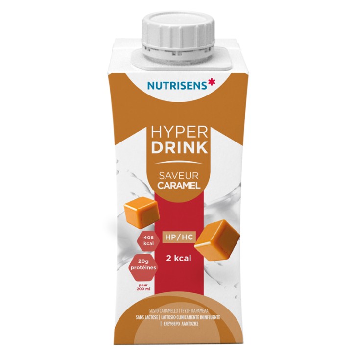 HYPERDRINK 2KCAL CARAM 4X200ML