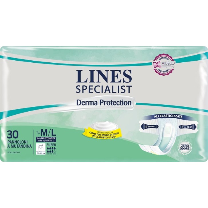 LINES SP DERM SUP PAN M/L 30PZ