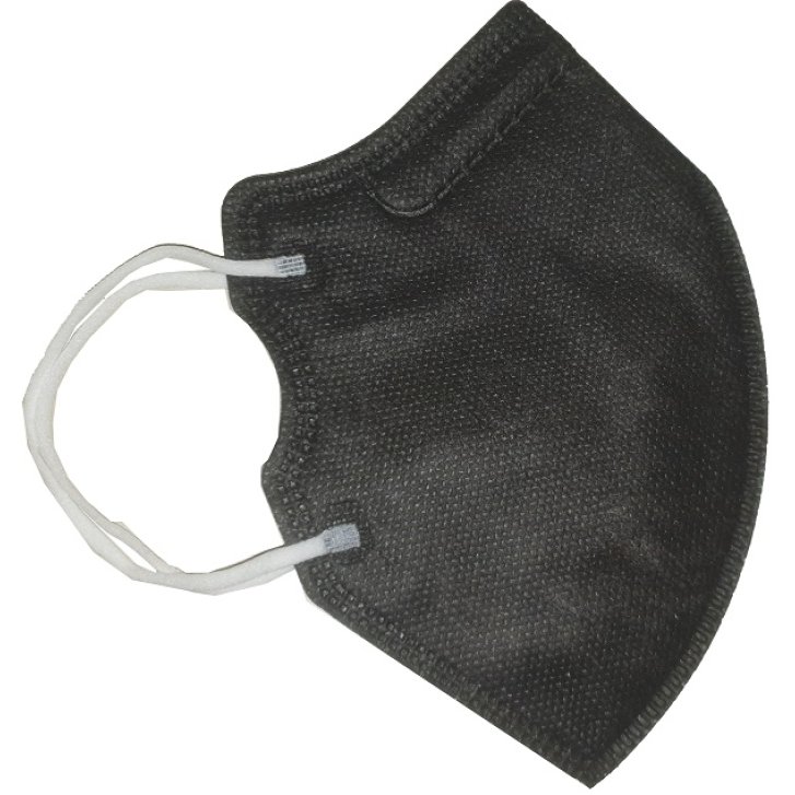2A MASCHERINA FFP2 NR NERO 1PZ
