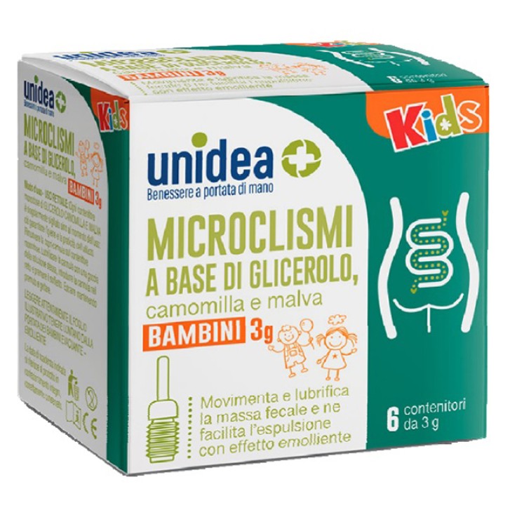 UNIDEA MICROCLISMI KIDS   3MG