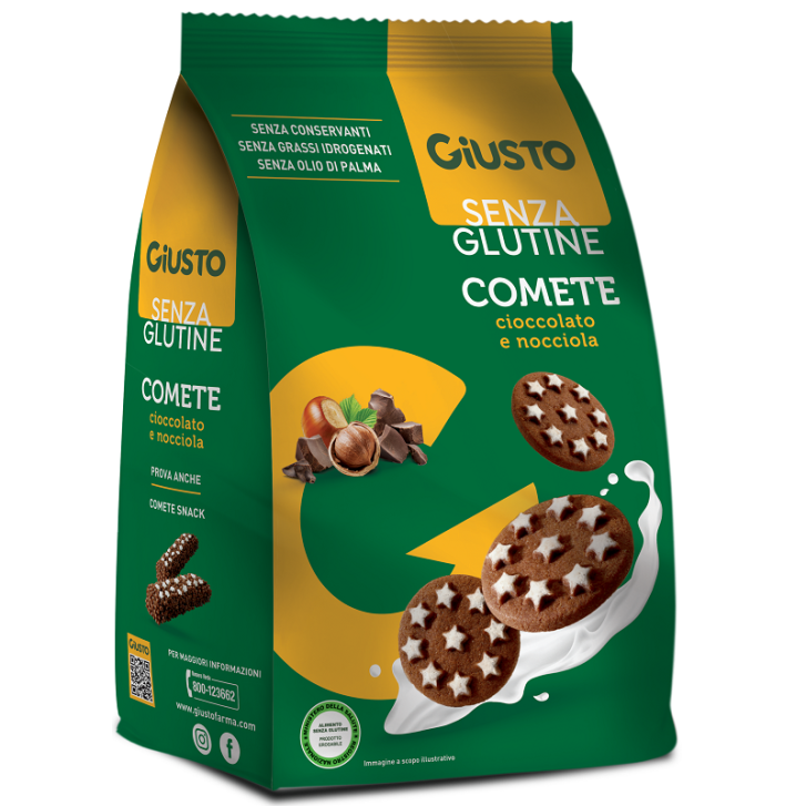 GIUSTO S/G COMETE BISCOTTI200G