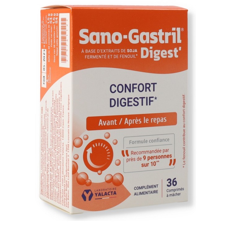 SANO GASTRIL DIGEST 36CPR N/F