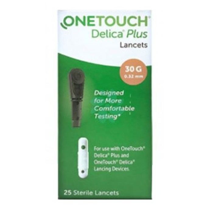  ONETOUCH DELICA PLUS lancette pungidito 25 pezzi