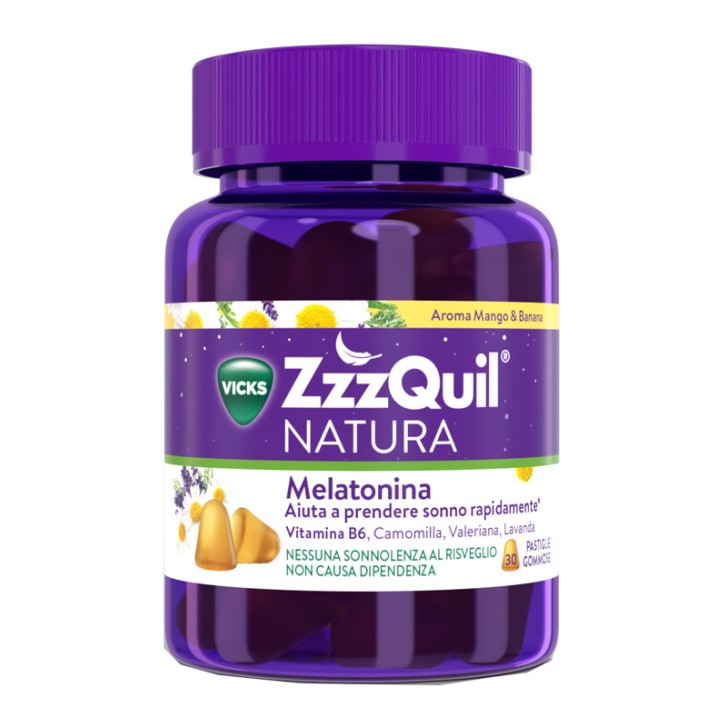 ZZZQUIL NATURA mango e banana 30 pastiglie