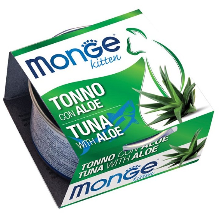 MONGE FRUITS TONNO C/ALOE 80G