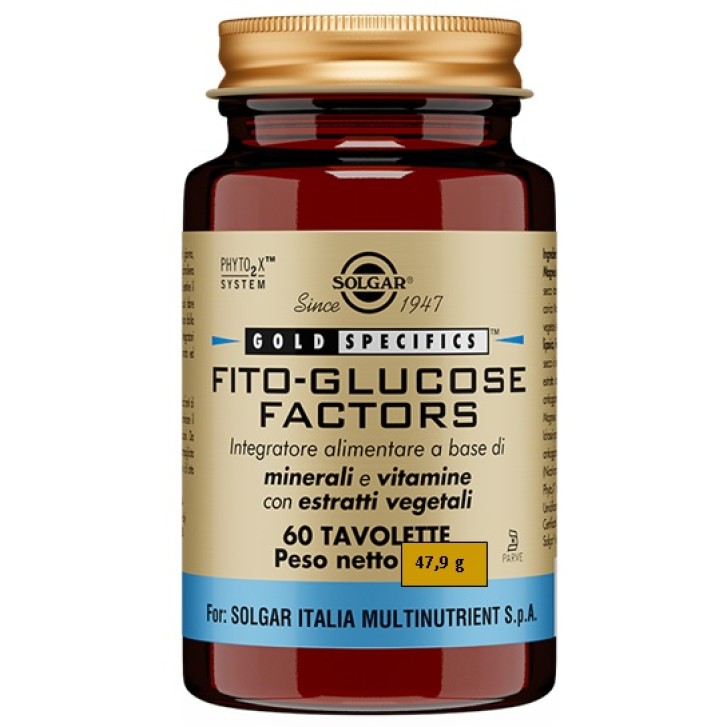 SOLGAR FITOGLUCOSE FACTORS 60TAV