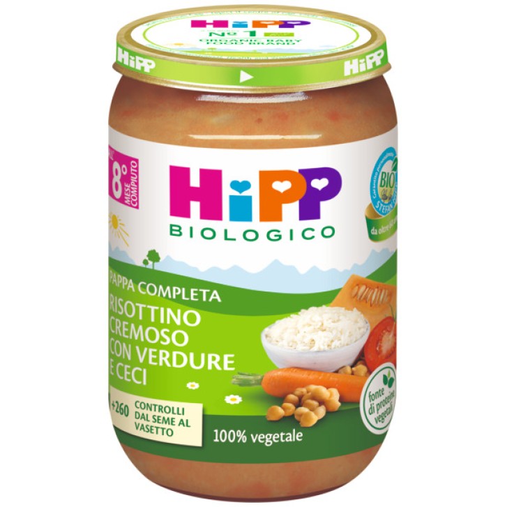 HIPP BIO PAPPA RISOTTO VERD/CECI
