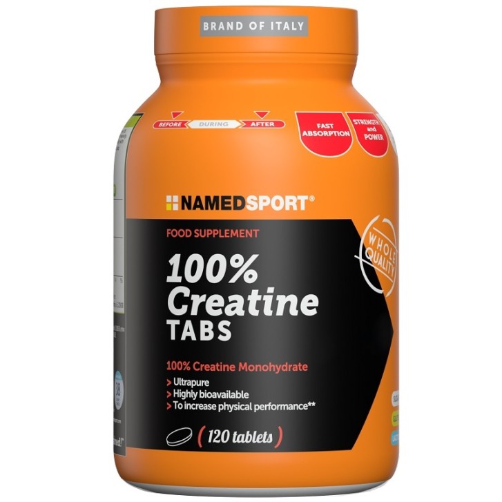 100% CREATINE TABS 120CPR