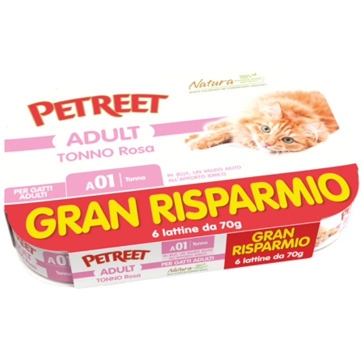 PETREET NATURA TONNO ROSA 70G