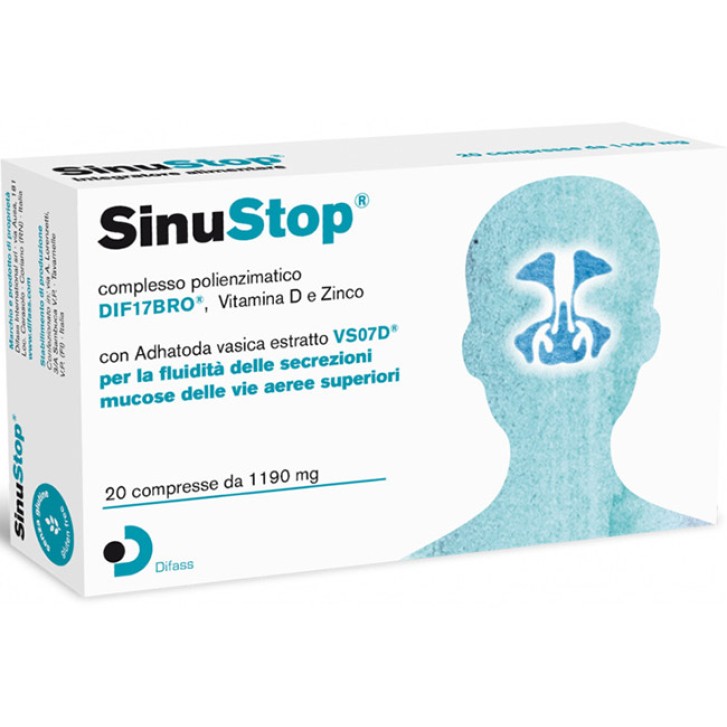 SINUSTOP 20CPR 1190 MG