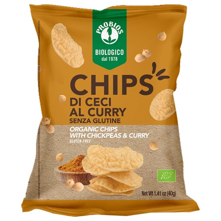 PROBIOS CHIPS CECI CURRY S/G 40G