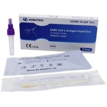 TEST ANTIGENICO RAPIDO COVID-19 AUTODIAGNOSTICO DETERMINAZIONE QUALITATIVA ANTIGENI SARS-COV-2 IN TAMPONI NASALI MEDIANTE IMMUNOCROMATOGRAFIA
