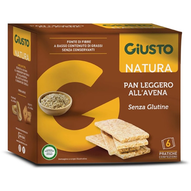 GIUSTO SENZA GLUTINE PANLEGGERO ALL'AVENA 6 X 25 G