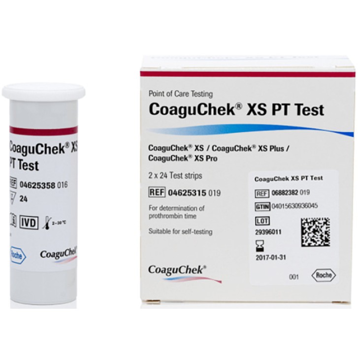 COAGUCHEK XS PT 2X24 TEST