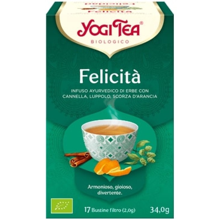 YOGI TEA FELICITA' 34GR IL FIOR