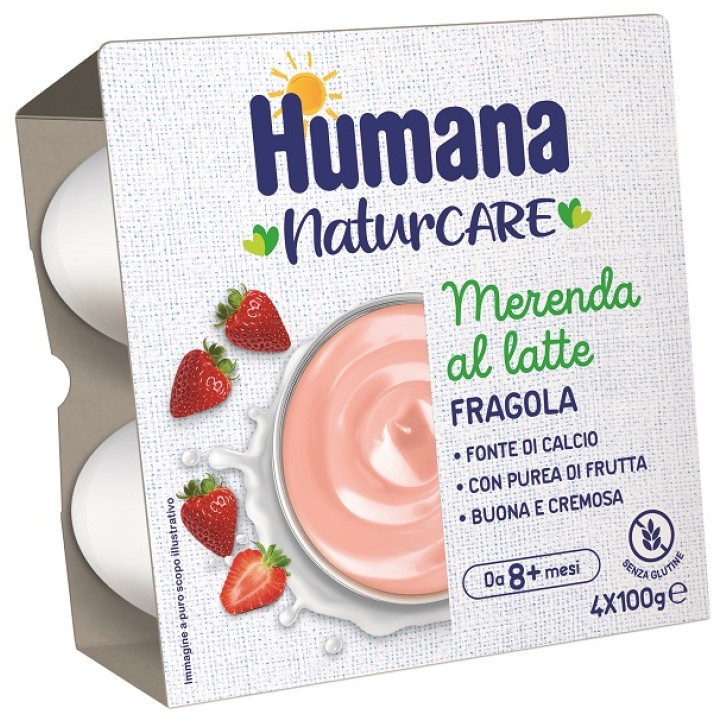 HUMANA MERENDA FRAGOLA 4PZ