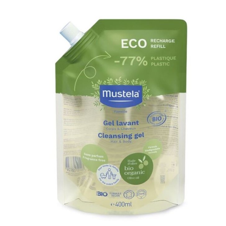 MUSTELA ECO GEL DET BIO 400ML MUSTELA ECO GEL DET BIO 400ML