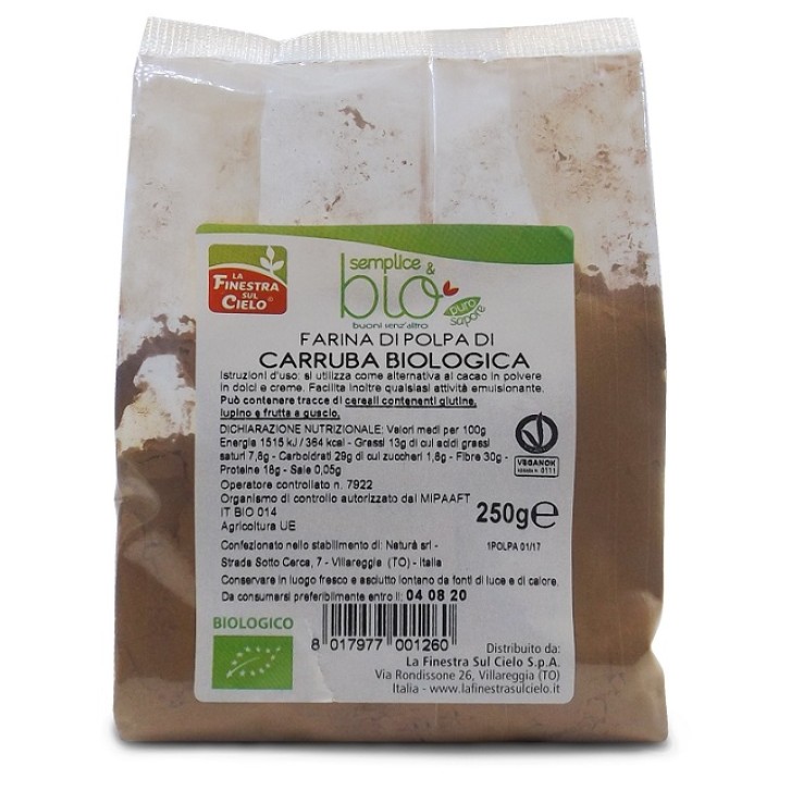 POLPA CARRUBA 250G FINESTRA